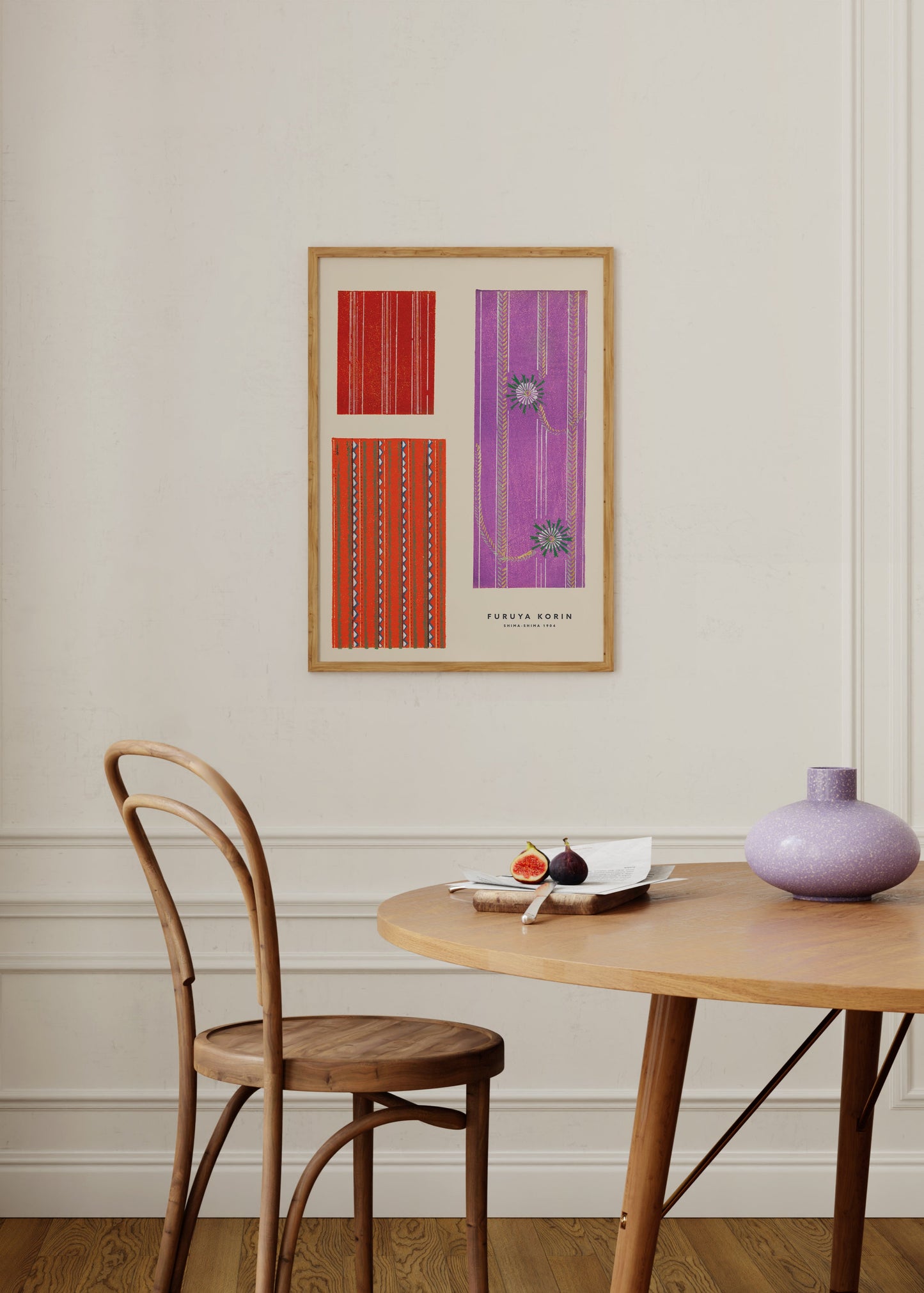 Furuya Korin Japandi Shima Shima Poster