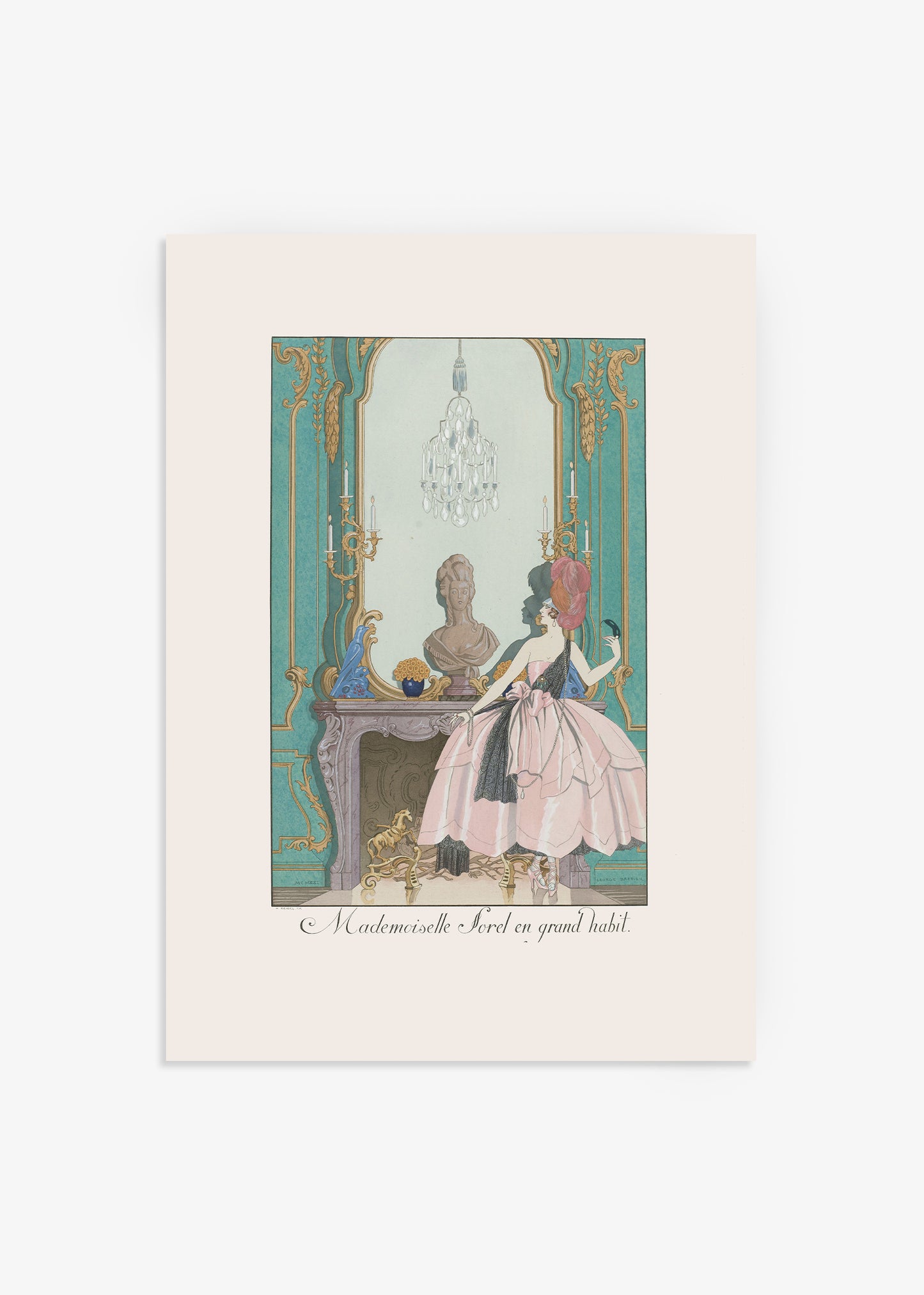 Miss Sorel in Grand Attire Poster