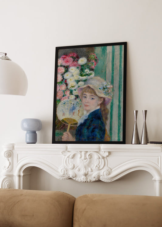 Woman with a Fan Poster