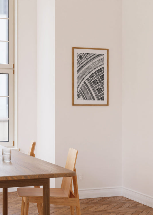 Ceiling Architecture Print Side View
