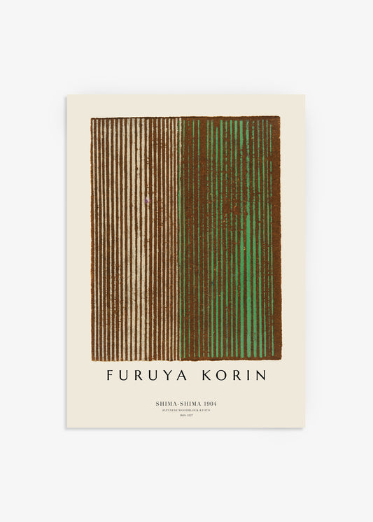 Furuya Korin Shima Shima Japandi Poster