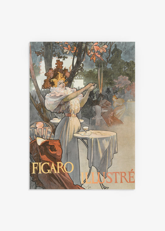 Alphonse Mucha Figaro Illustré Print