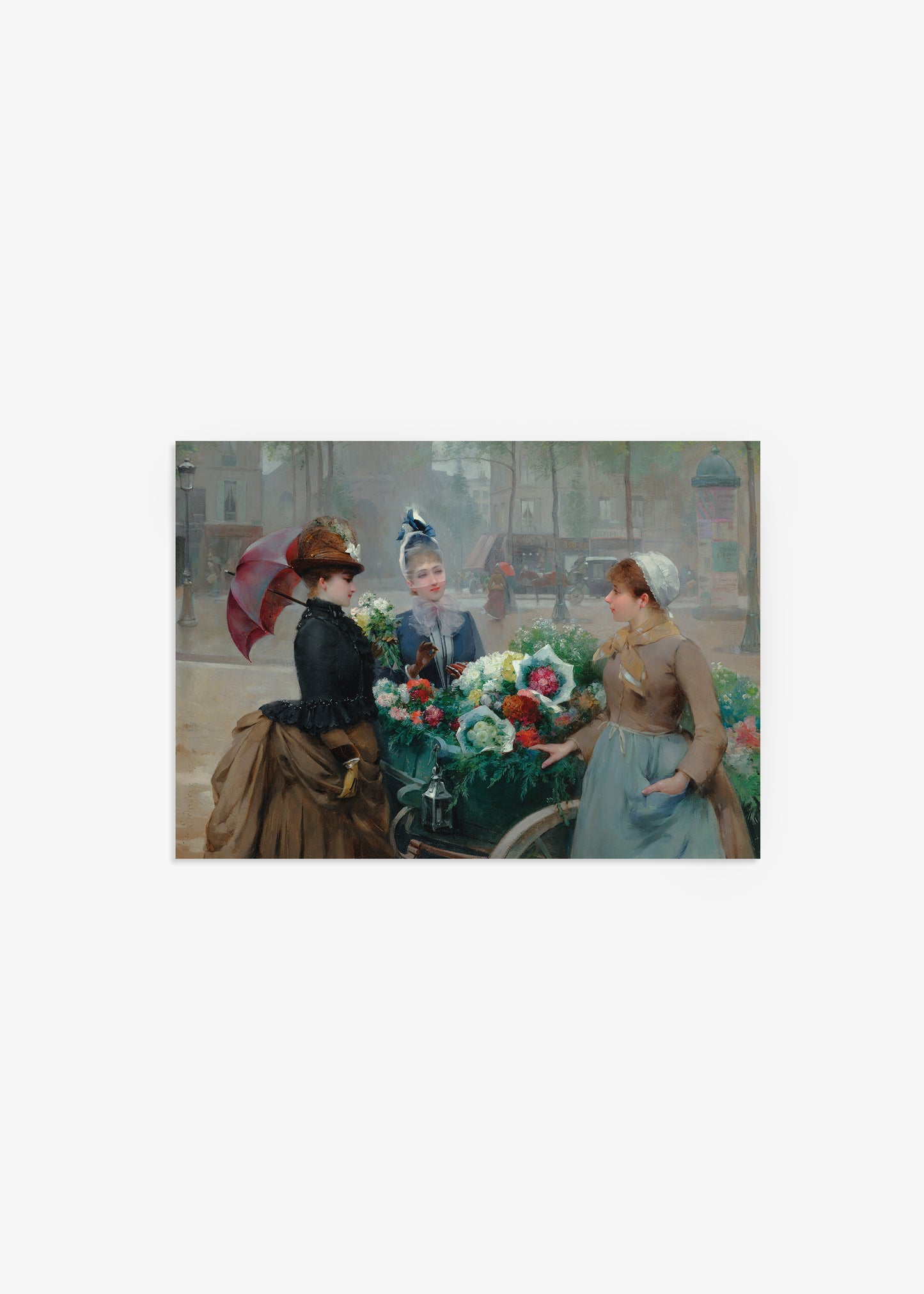 The Flower Market Print