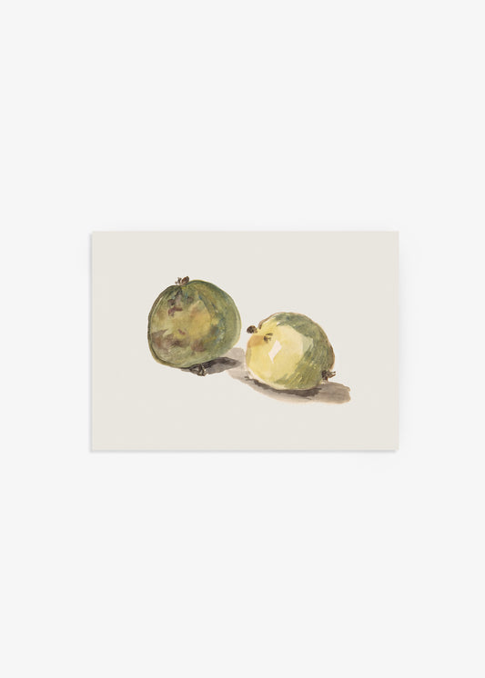 Two Apples Poster
