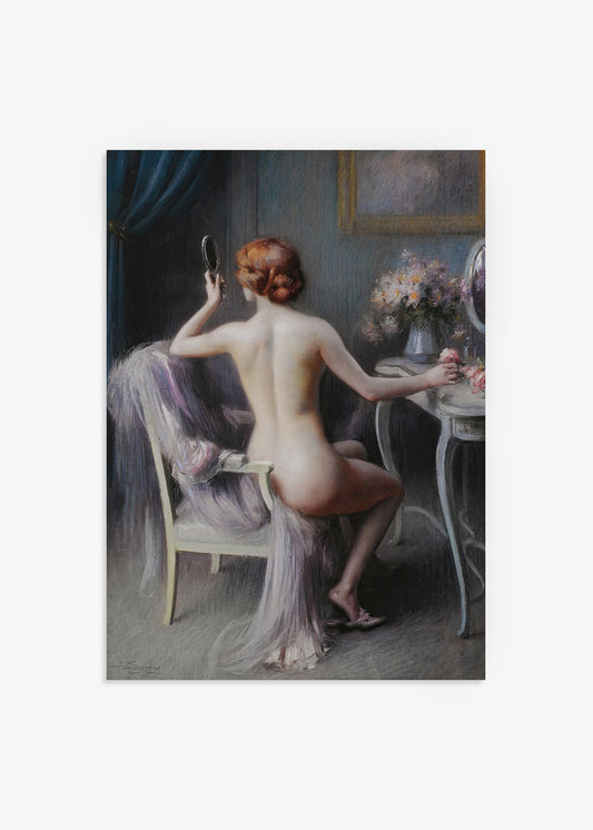 Vanity Nude Woman Print