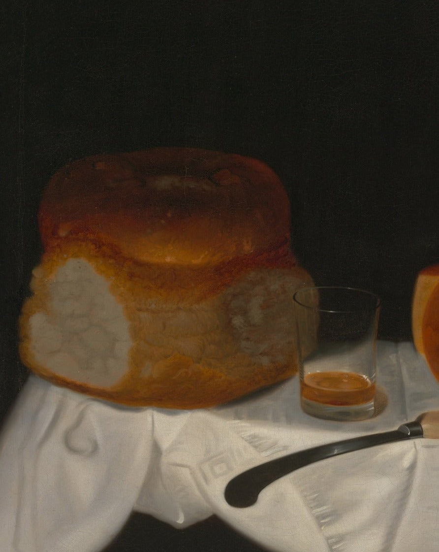 Bread and Butter Still Life Poster Close up