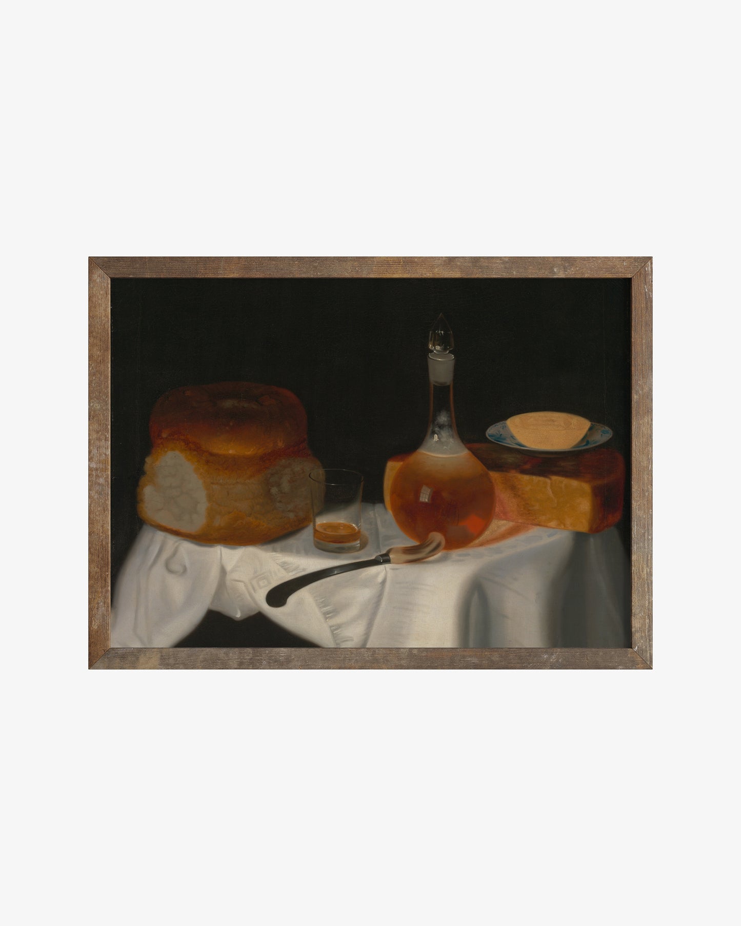 Bread and Butter Still Life Poster