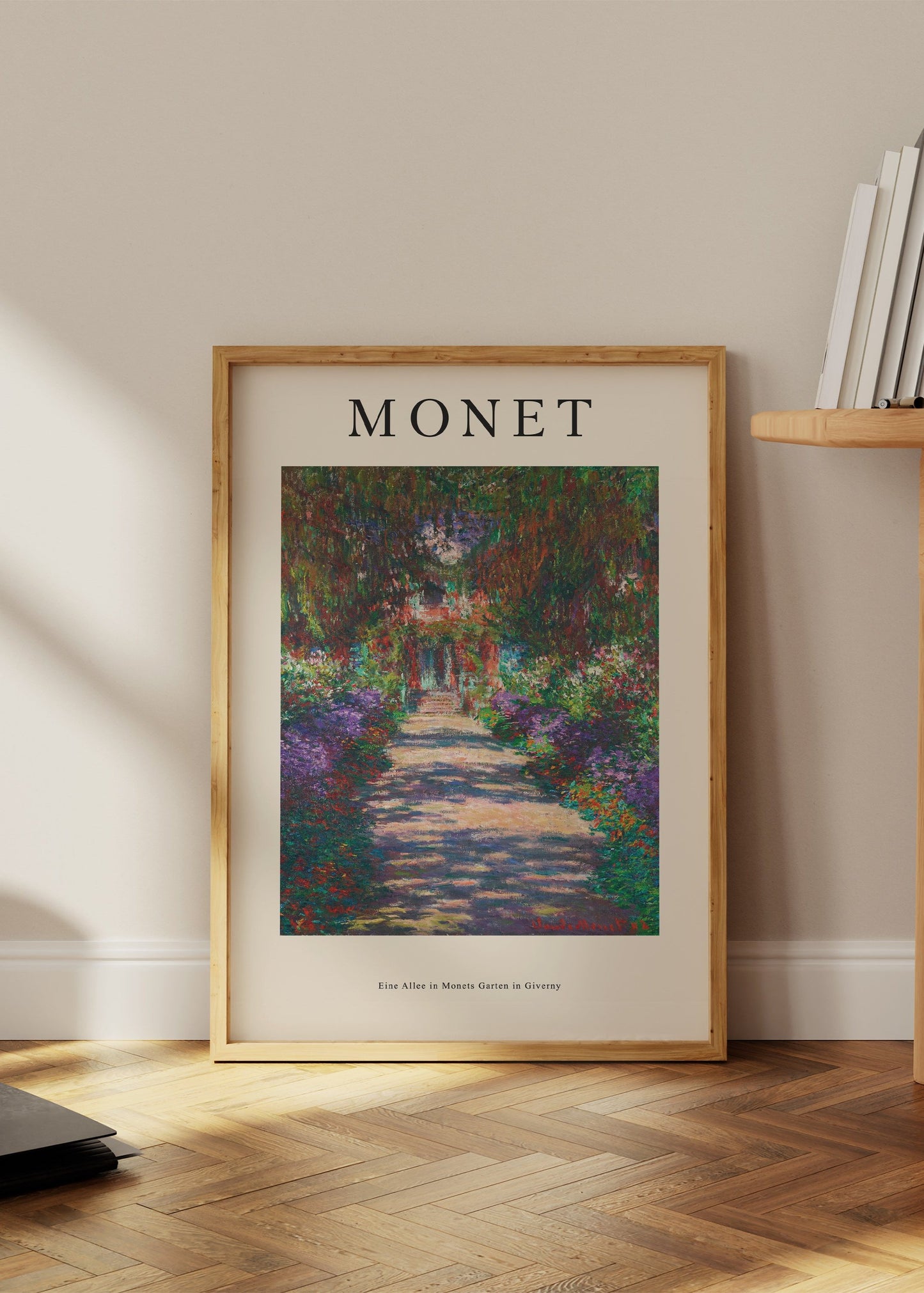 Eine Allee in Giverny 1902 By Claude Monet Poster