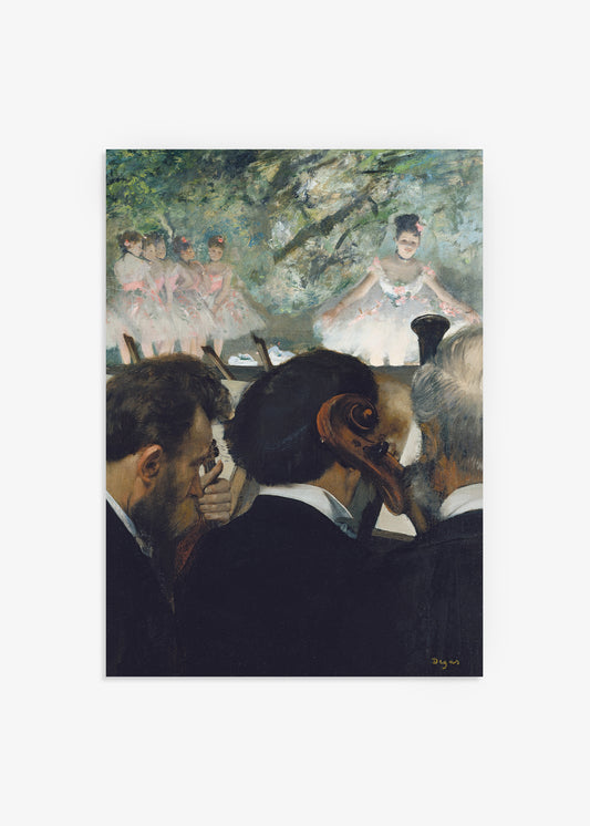 Edgar Degas Orchestra Musicians 1872 Print