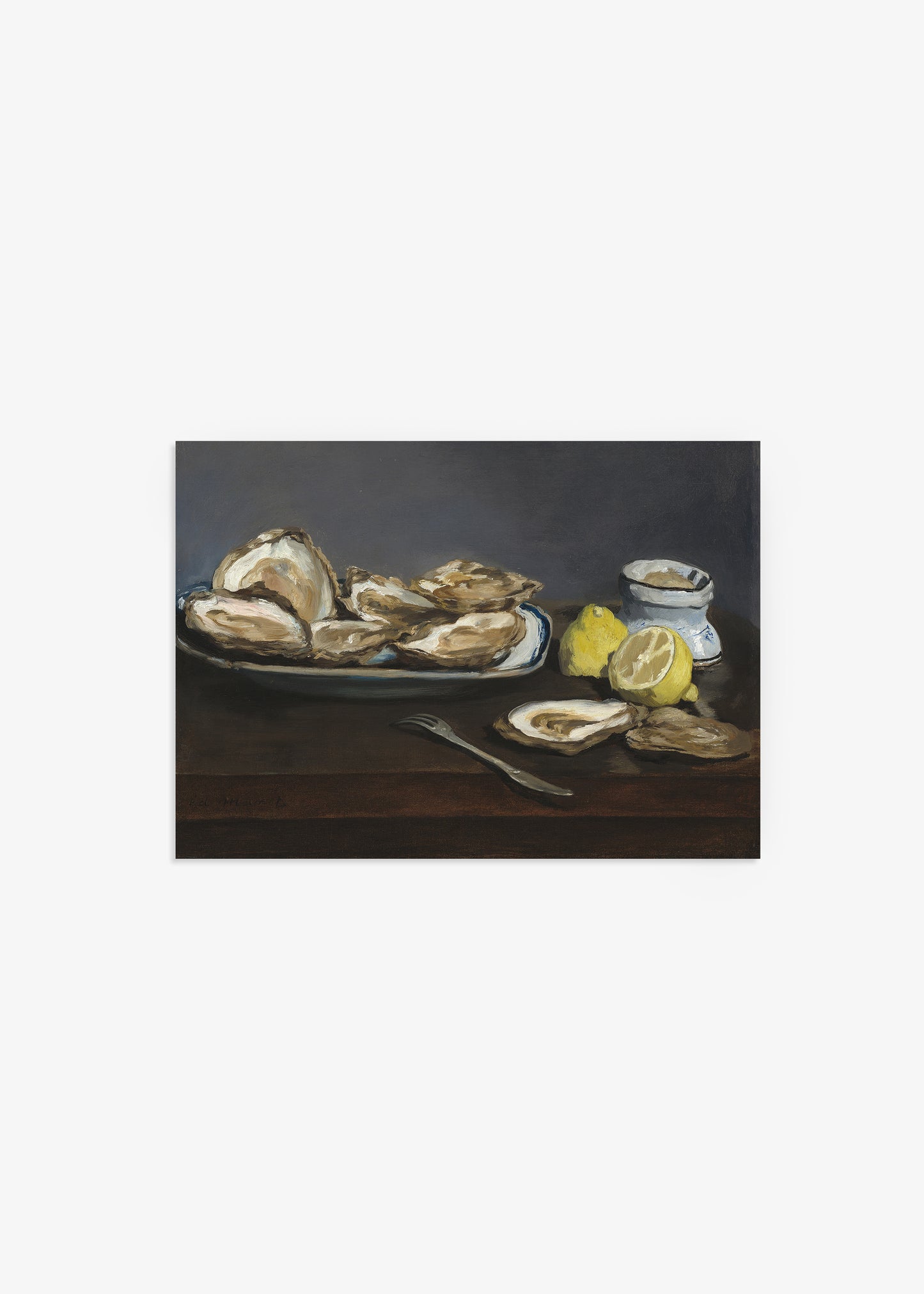 Édouard Manet - Oysters and Lemons Poster