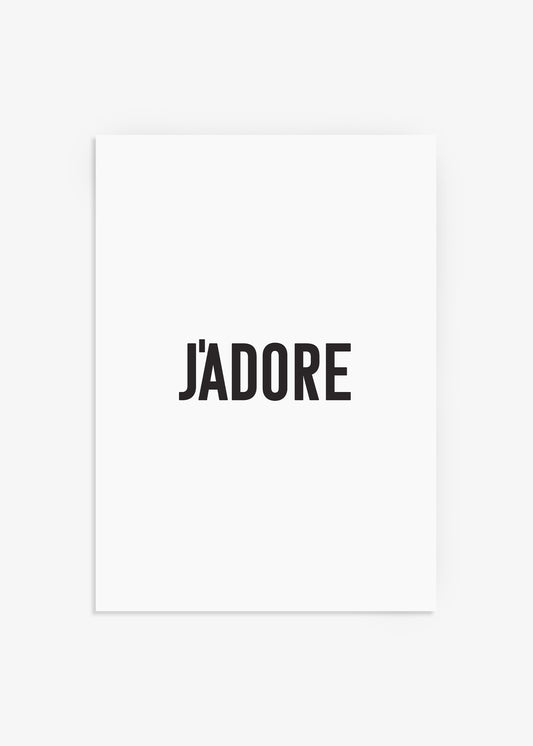 J'adore Fashion Print