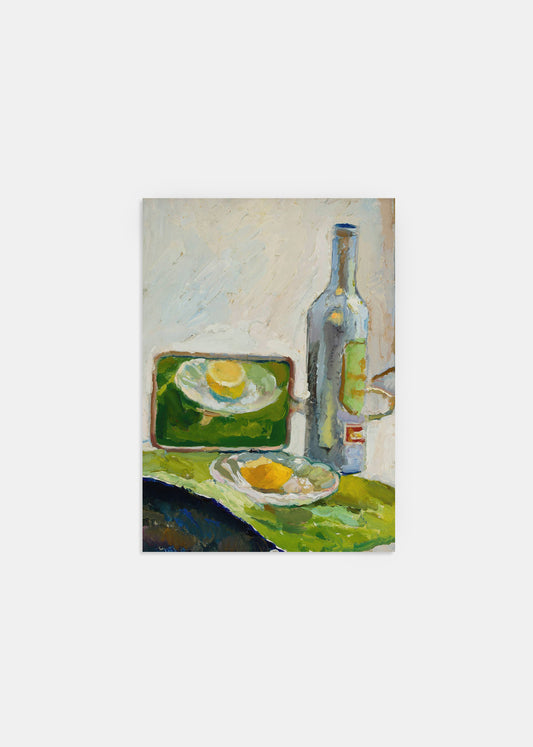 Still Life With a Bottle Poster