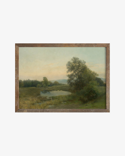 Landscape With a Swamp Poster