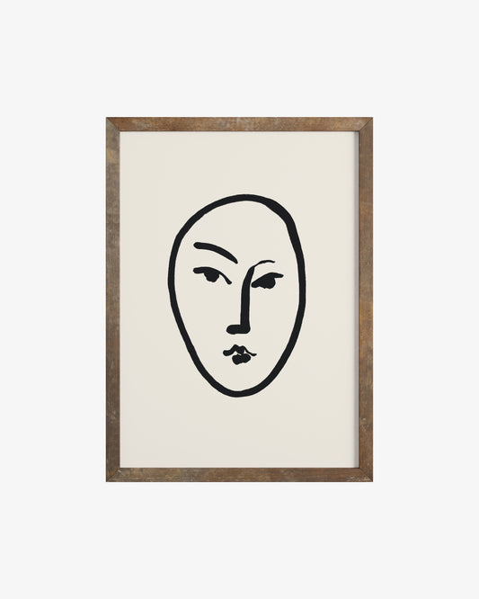 Abstract Face No2 Poster