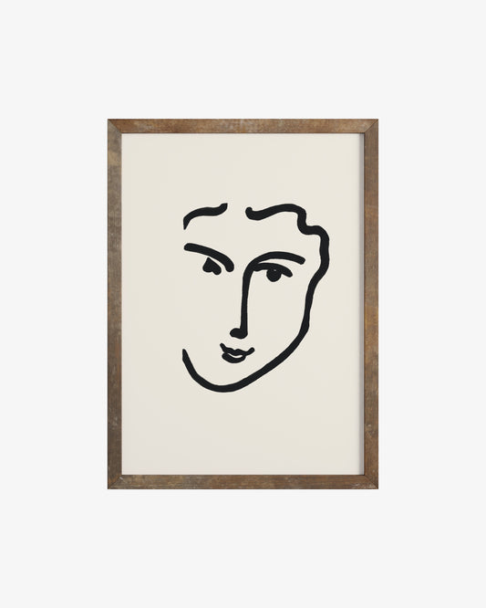 Abstract Face No3 Poster