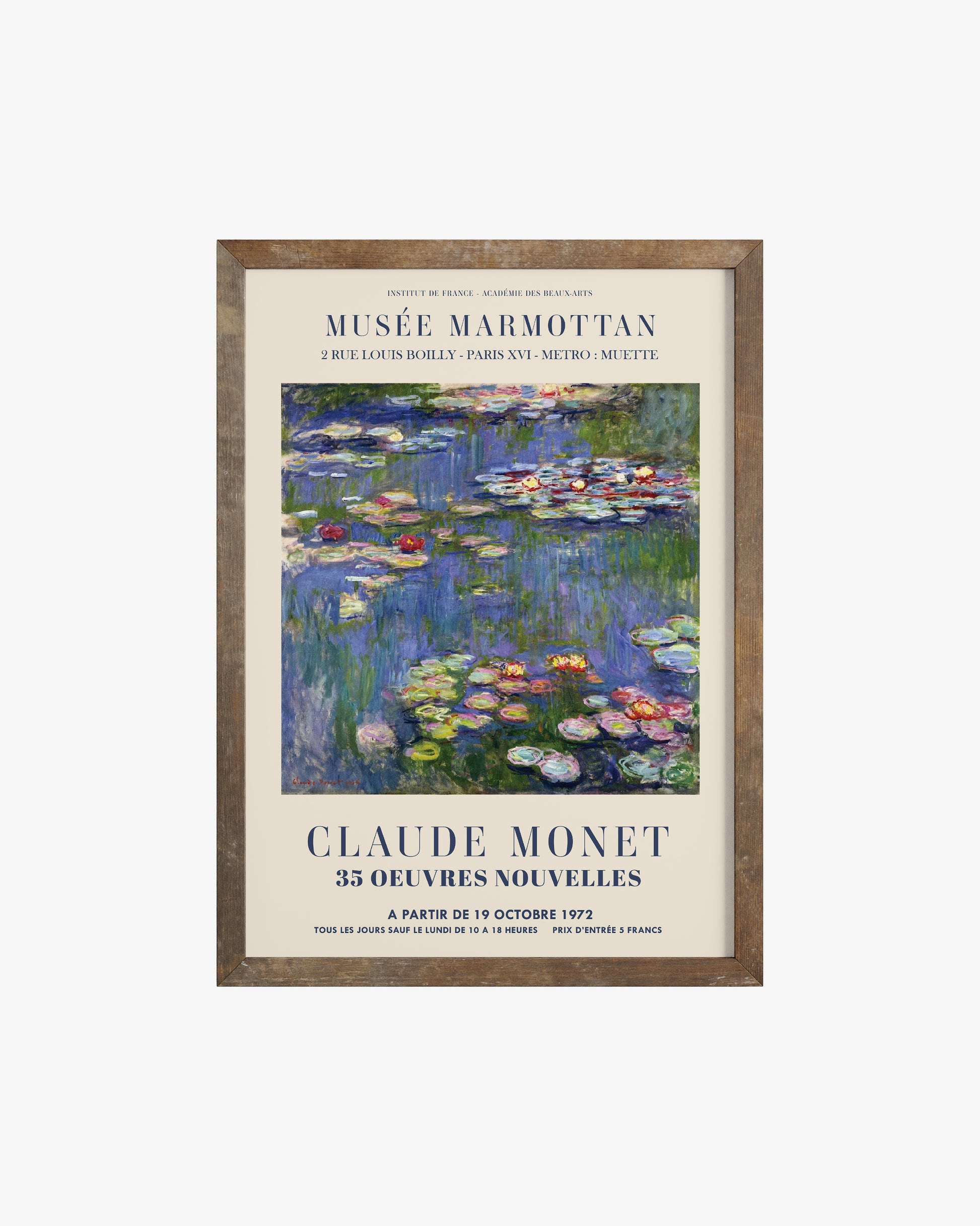 Monet - Water Lilies Print 