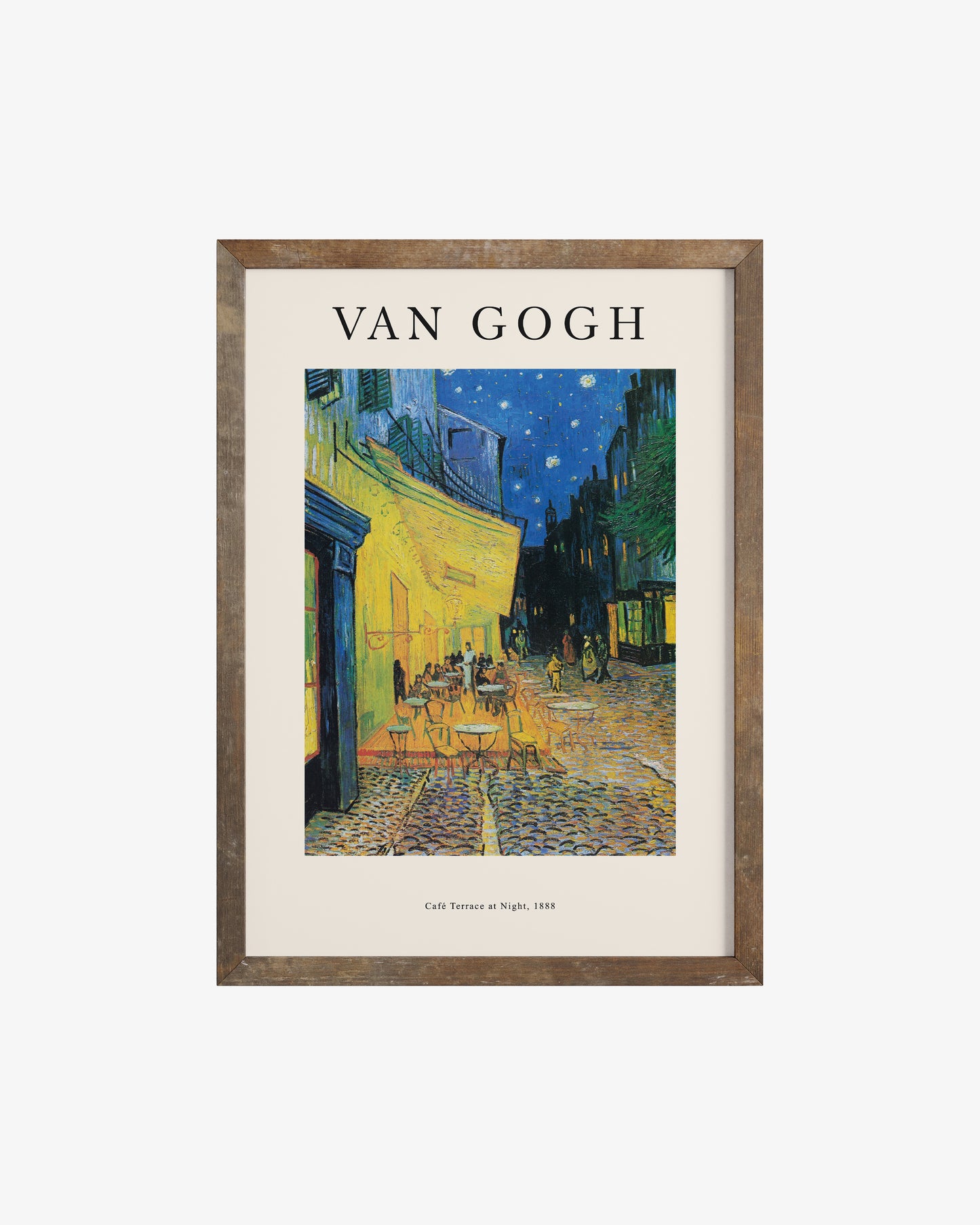 Van Gogh Café Terrace At Night Poster