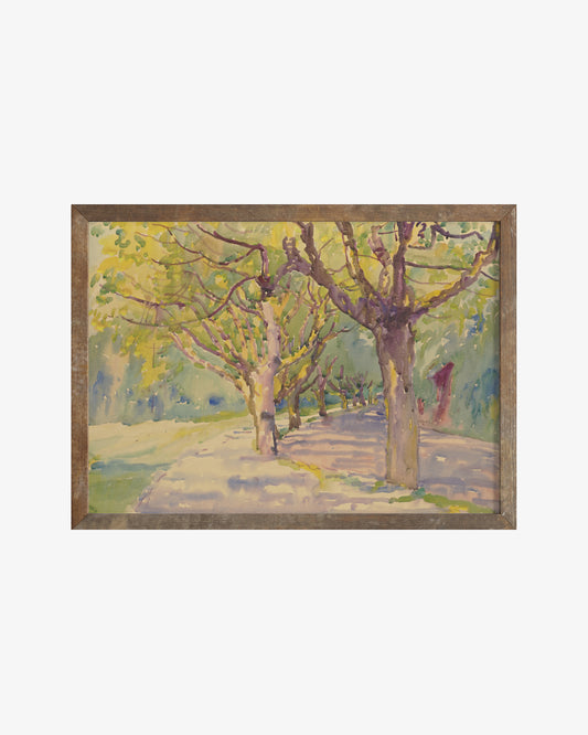 Path with Plane Trees Poster