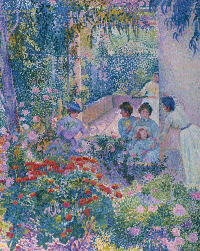 Afternoon in the Garden Poster